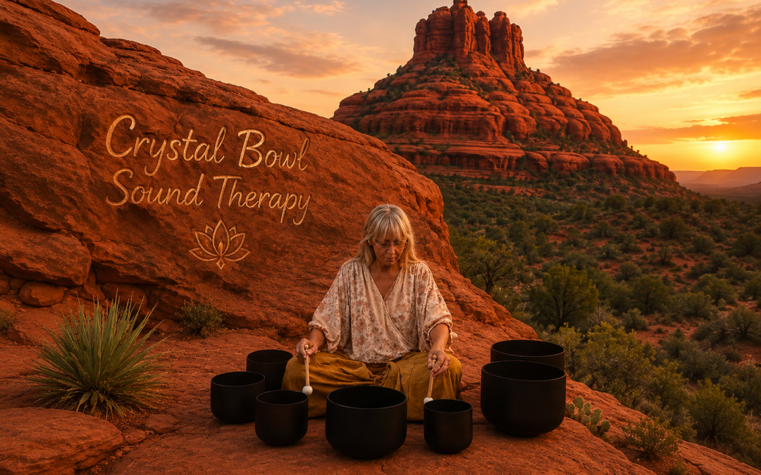 Crystal Bowl Sound Therapy on the Red Rocks